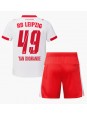 RB Leipzig Yan Diomande #49 Hjemmedraktsett Barn 2025-26 Korte ermer (+ bukser)